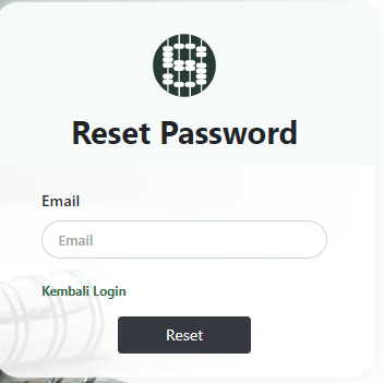 Form lupa password